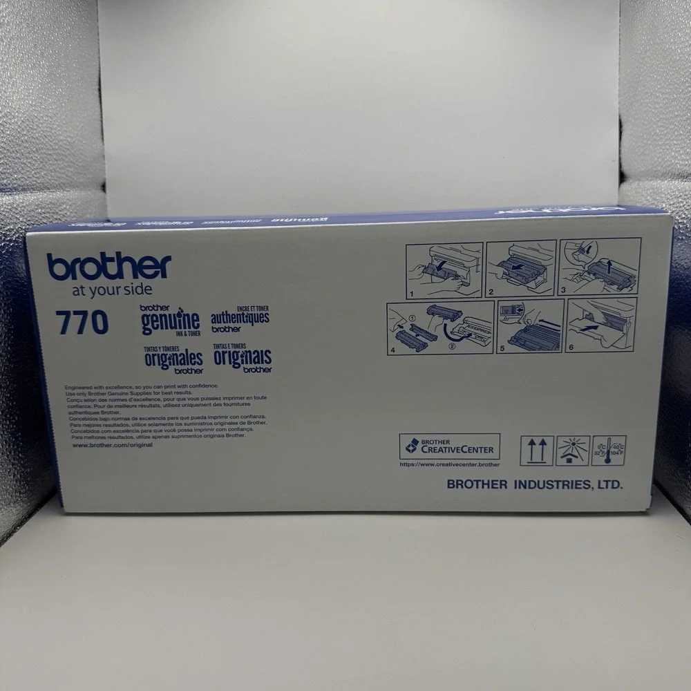 Brother TN770 4,500 Page-Yield Super High-Yield Toner - Black New Sealed